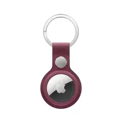 Тканевый брелок с заводным кольцом Apple FineWoven Key Ring для AirTag, Mulberry (Красная шелковица)