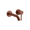 Gessi 316 54086#708 Встраиваемый смеситель с изливом 200-170мм (внешние части), цвет: brushed copper pvd