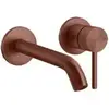 Gessi 316 54086#708 Встраиваемый смеситель с изливом 200-170мм (внешние части), цвет: brushed copper pvd