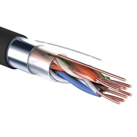 Кабель FTP 5E Eletec 4x2xAWG24 наружный двойная оболочка (упаковка 305м)