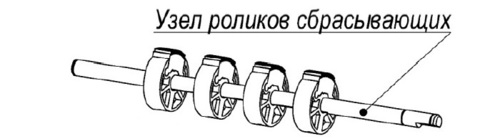 Накладка сбрасывающего ролика для Dors 750