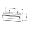 Duravit Ketho KT643207979 База под раковину, для 233613, 2 выдв.ящик,480x1270x475, цвет орех натуральный