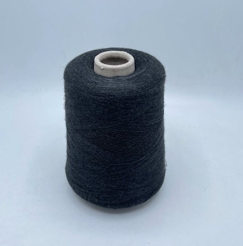 Botto Poala  (пр.Италия), art. Nanchino ,2/48 2400м/100гр. 70% меринос 30% шелк , цвет-Антрацит,неоднотонный(940/16/24), арт-26796