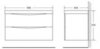 BelBagno Marino MARINO-900-2C-SO-RW-P Тумба под раковину подвесная, 90x45, цвет: Rovere Moro