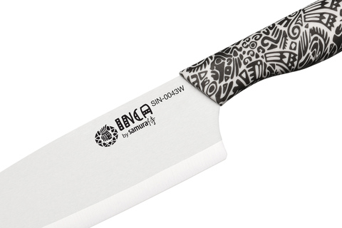 Нож керамический Накири 165мм Samura INCA SIN-0043W/K