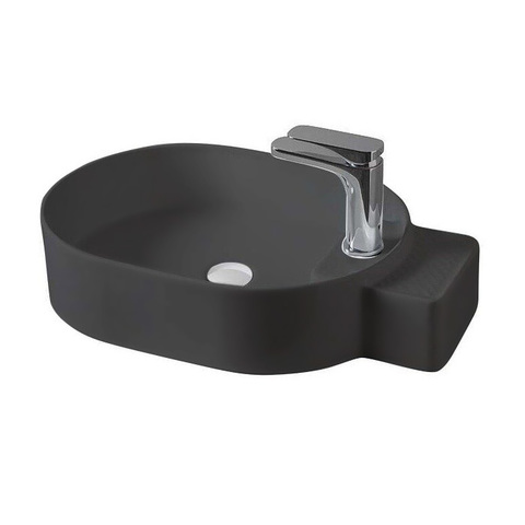 ArtCeram Cartesio CAL001 17 00 NERO MATT *1 Раковина накладная, 36x58, цвет: чёрный