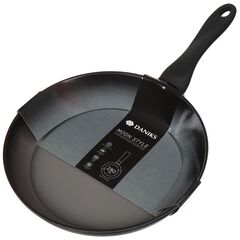 Сковорода алюминий, 28 см, антиприг, Daniks, Moon Style, сереб-черн, FPW-28-SLVR-BLK, индукц