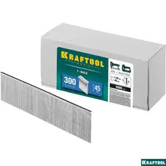 KRAFTOOL гвозди тип 300 (47/J/ F), 45 мм, калибр 18GA. 5000 шт (31785-45)