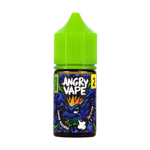 Жидкость Angry Vape Salt 2% 30 ml - Ёж Кутёж (синяя малина)