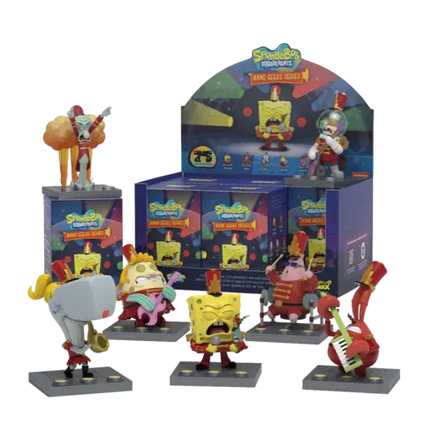 Случайная фигурка Mighty Jaxx SpongeBob Squarepants: Band Geeks Series