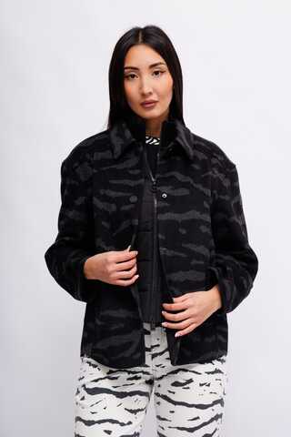 Marc Cain Sports Куртка в тигровый узор утепленная