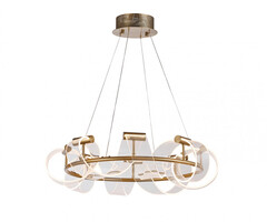 08037-70,36 Люстра Ранни латунь d70 h150 Led 8*10W (3000K). ТМ Kink Light