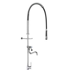 Delabie 5625 Смеситель 1 отв. с точкой водопользования  и поворотным изливом ?22 Д.200 фото
