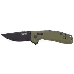 Фото Полуавтоматический складной нож SOG-TAC XR OD Green, сталь D2, рукоять G10
