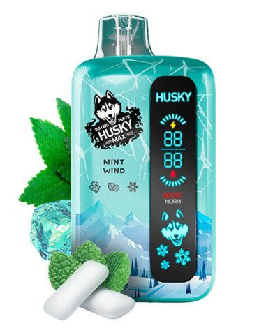 HUSKY AIR MAX PRO 20000 - Мятная жвачка со льдом (Mint Wind)
