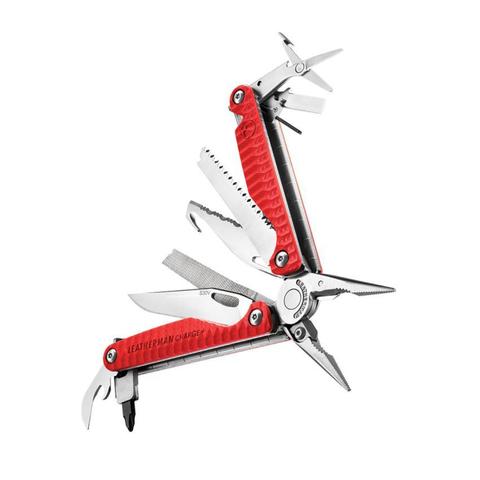 Мультитул Leatherman Charge Plus G10 красный, 19 функций (832778) | Multitool-Leatherman.Ru