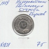 V1831 1999 Нидерландские Антильские острова 25 центов V1831 1999 Нидерландские Антильские острова 25 центов