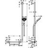 Hansgrohe Raindance Select S 26326400 Душевой гарнитур 110 см 3 режима