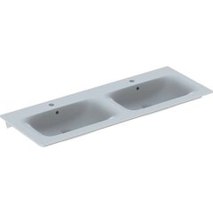 Geberit Renova Plan 122230000 Двойная встраиваемая раковина, 130x48см, белый фото