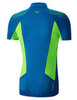 Футболка на молнии мужская Mizuno Mujin HZ Tee синяя - 2