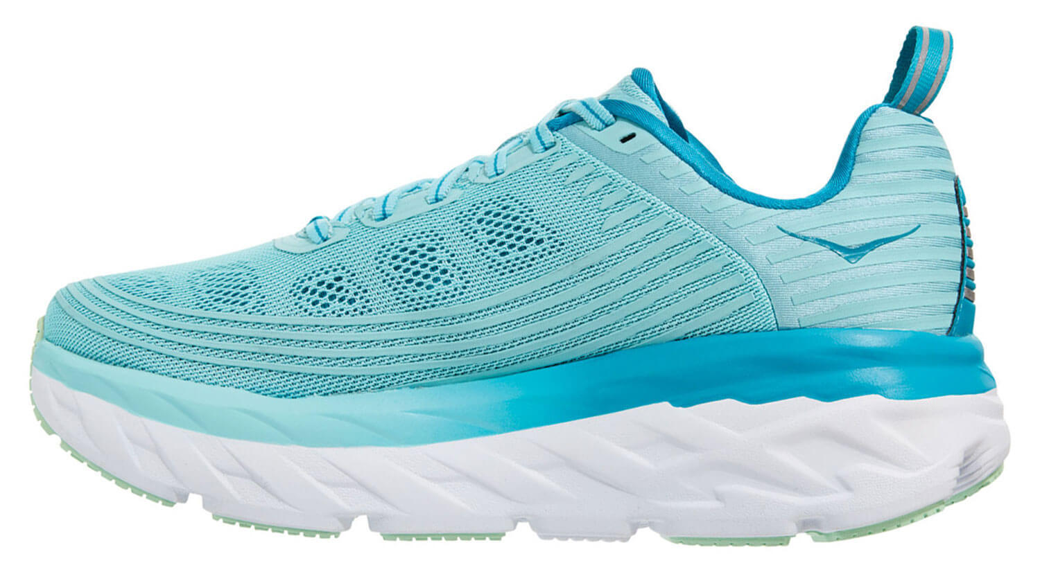 Hoka One One Bondi 6 кроссовки для бега женские голубые - 4