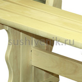 Лавка из осины для бани - 3