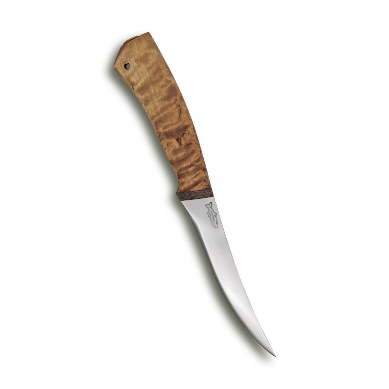 Нож Fish-ka, АиР, карельская береза, 95х18