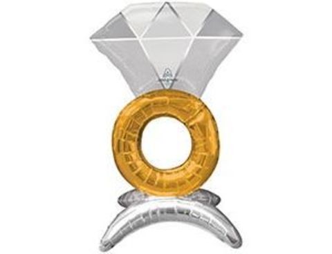 Шар А Фигура на подставке, Кольцо с бриллиантом, 14