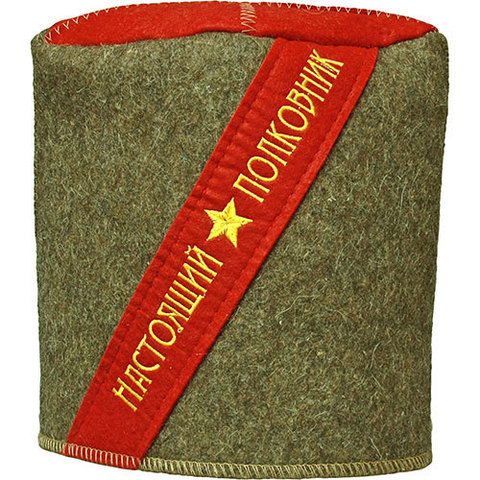 Папаха Настоящий полковник для бани - 5