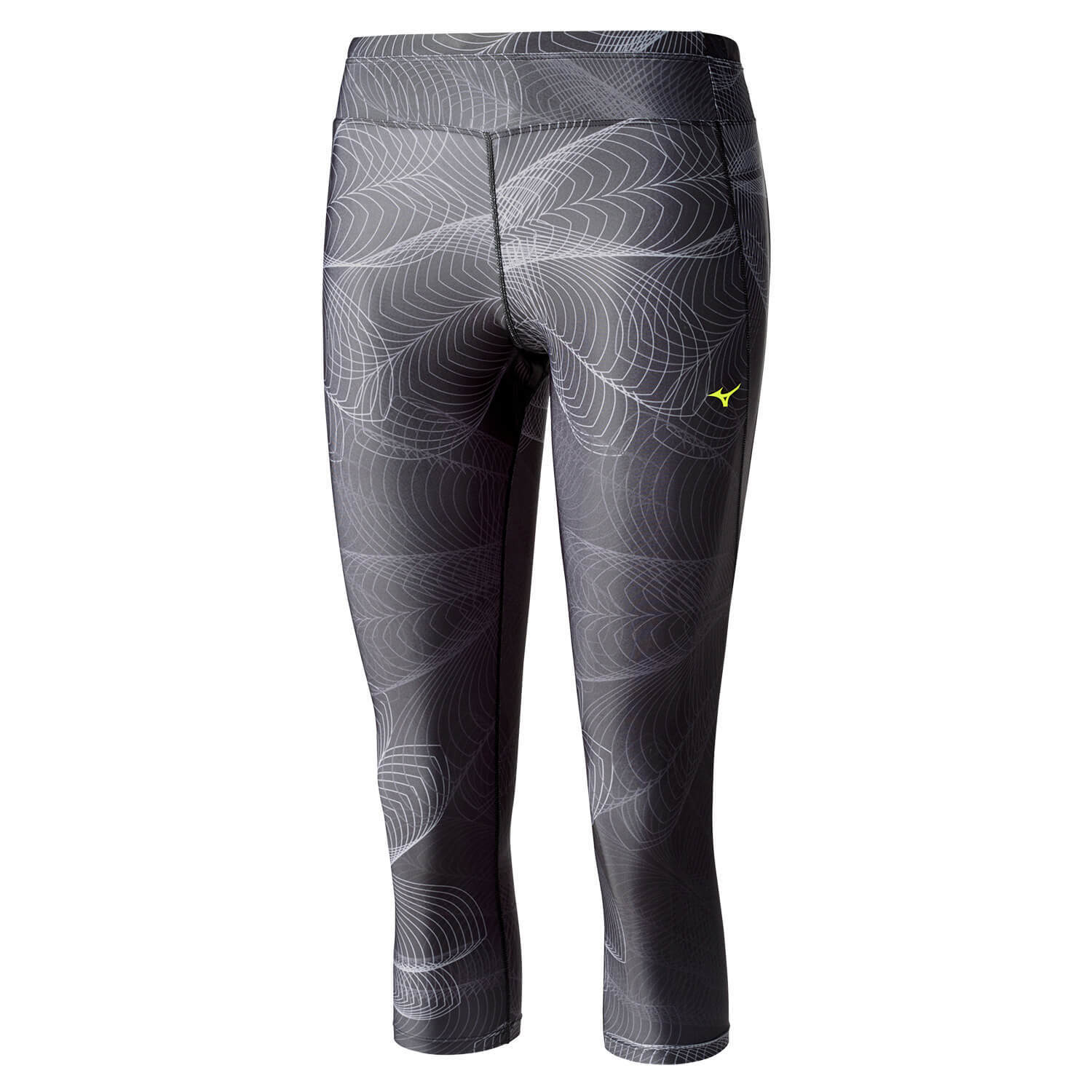 Тайтсы женские Mizuno Lotus 3/4 серые