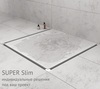 Berges Super Slim 091177 Желоб водосток 400, хром глянец, S-сифон D50 H60 боковой