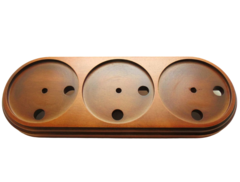 Подложка трехместная, Дуб почтенный, VINTAGE-BRASS, PE3OAK