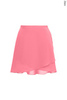 Wrap skirt with ties | bubblegum