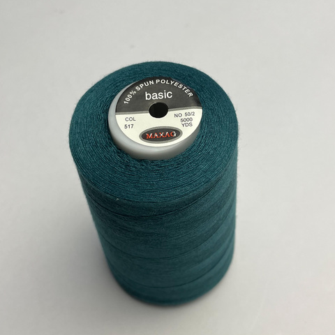 Нитки 50/2 5000 ярд 100% п/э, цвет 517