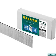 KRAFTOOL гвозди тип 300 (47/J/ F), 20 мм, калибр 18GA. 5000 шт (31785-20)