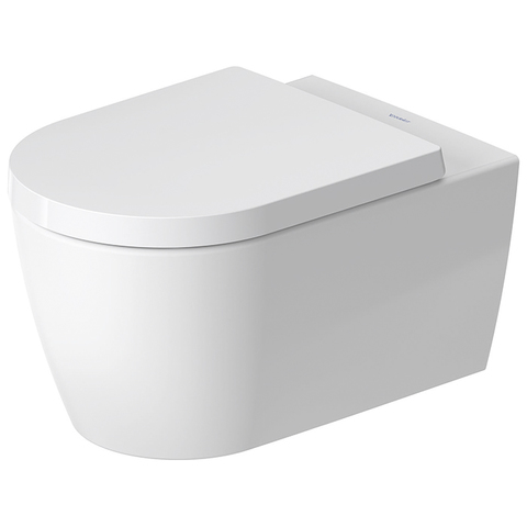 Duravit ME by Starck 2579099000 Унитаз подвесной 570х370 мм безободковый, HygieneGlaze, цвет: белый.бел.мат