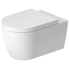 Duravit ME by Starck 2579099000 Унитаз подвесной 570х370 мм безободковый, HygieneGlaze, цвет: белый.бел.мат фото