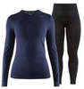 Craft Fuseknit Comfort комплект термобелья женский navy-black - 1