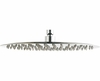 Aquanet Static 257153 Душевая система встраиваемая, цвет: хром