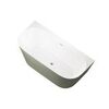 Allen Brau Priority 2.31003.20/CGM Акриловая ванна, 170x78, цвет: белый, зелёный