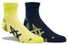 Asics 2ppk Cushioning Sock комплект носков синие-желтые - 1