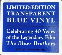 Виниловая пластинка OST The Blues Brothers (Transparent Blue Vinyl)