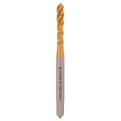 Метчик М 4,0х0,7 (Машинный, винт.) DIN371 HSSE-TiN 6g C/2-3P R45 63мм a=3,4 H-Tools 514X01-C2-0040