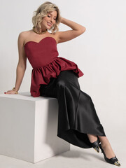 Корсет Эпатаж (вишневый) Б15216-53М LT Collection