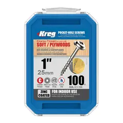 Шурупы с крупным шагом 1"-100 шт Kreg SML-C1-100-INT