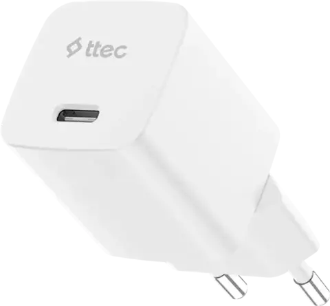 Зарядное устройство TTEC SmartCharger Pro GAN 45W USB-C AVS PD Travel Fast Charger, белый