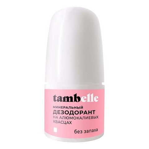 Tambelle Минеральный дезодорант на алюмокалиевых квасцах Без запаха 50г