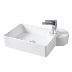 ArtCeram Cartesio CAL002 01 00 BI *1 Раковина накладная, 44x58, цвет: белый фото