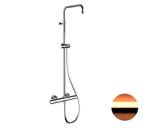 Remer Elegance EQ32ASSDRL Душевая система термостатическая, цвет: медь блестящая
