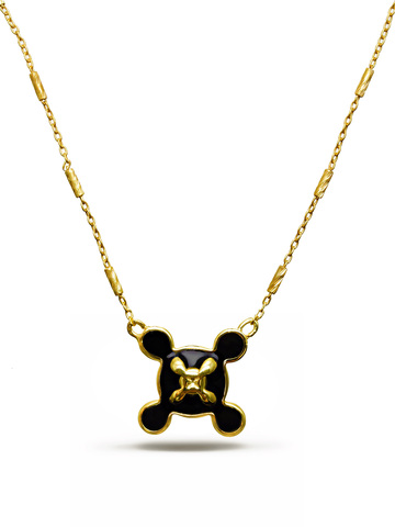 Колье Азеллюс, серебро 925, позолота 18k